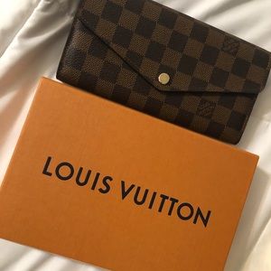 LOUIS VUITTON SARAH WALLET DAMIER EBENE